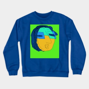 The human face Crewneck Sweatshirt